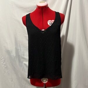Reitmans Black Sleeveless Tank Top MM131